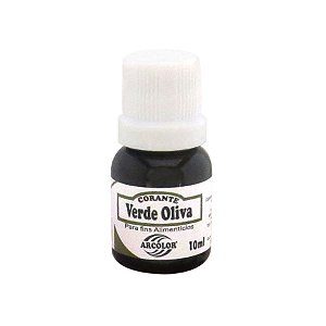 Corante Liquido Verde Oliva 10ml Arcolor