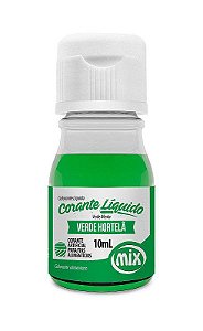 Corante Liquido Verde Hortelã 10ml Mix