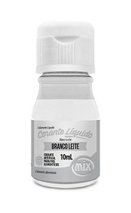Corante Liquido Branco Leite 10ml Mix