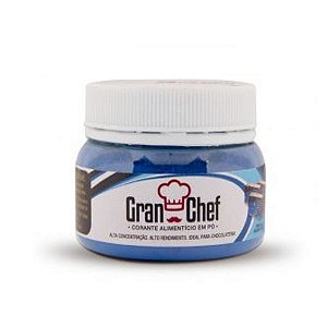 Corante em pó lipossoluvel azul 30g Granchef