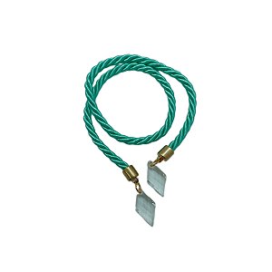 Cordão Decorativo - Verde Água Pingente - 32cm - 1 unidade - Rizzo