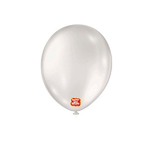 Balão Profissional Premium Uniq 11''27cm - Branco Pérola - 25 unidades - Balões São Roque - Rizzo