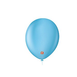 Balão Profissional Premium Uniq 11''27cm - Azul Light - 25 unidades - Balões São Roque - Rizzo