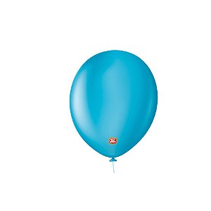 Balão Profissional Premium Uniq 11''27cm - Azul Topazio - 25 unidades - Balões São Roque - Rizzo