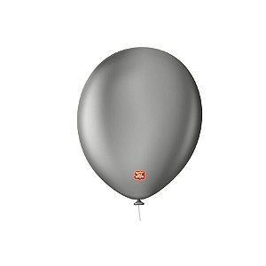 Balão Profissional Premium Uniq 11''27cm - Cinza Granito - 25 unidades - Balões São Roque - Rizzo