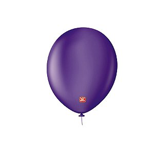Balão Profissional Premium Uniq 9''23cm - Roxo Purple - 25 unidades - Balões São Roque - Rizzo