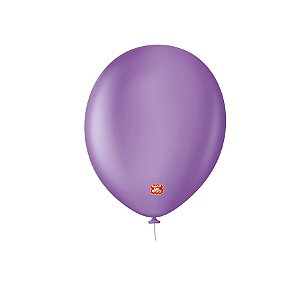Balão Profissional Premium Uniq 9''23cm - Lilás Lavanda - 25 unidades - Balões São Roque - Rizzo