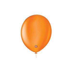 Balão Profissional Premium Uniq 9''23cm - Laranja Ambar - 25 unidades - Balões São Roque - Rizzo