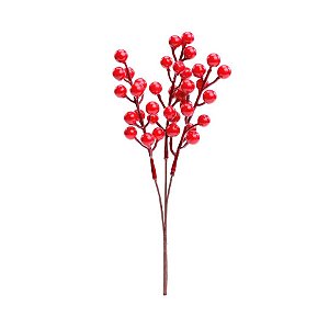 Pick de Natal - Frutas Vermelhas - 30cm - 1 unidade - Cromus - Rizzo