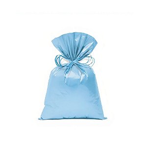 Saco para Presente Perolado - Azul Pastel - Cromus - Rizzo