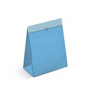 Saco de Papel para Presentes - Azul - 10 unidades - Cromus - Rizzo