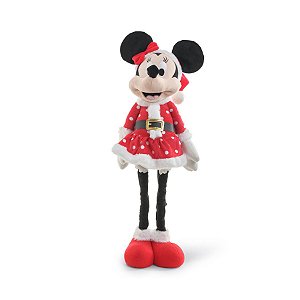 Enfeite de Natal - Minnie com Roupa de Natal -  79cm - 1 unidade - Cromus - Rizzo