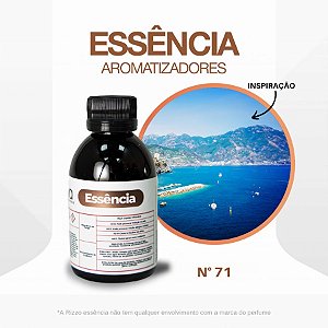 Essência Costa Azul Concentrada para Ambientes N°71 - 100 g - 1 unidade - Rizzo