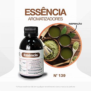 Essência Matcha Concentrada para Ambientes N°139 - 100 g - 1 unidade - Rizzo