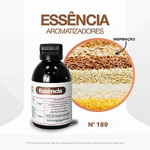 Essência Semente Brasileira Concentrada para Ambientes N°189 - 100 g - 1 unidade - Rizzo