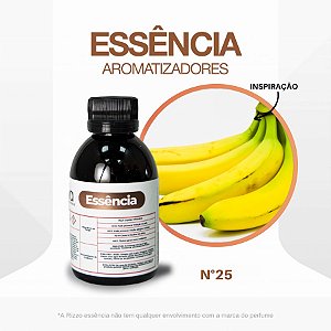 Essência Banana Concentrada para Ambientes N°25 - 100 g - 1 unidade - Rizzo