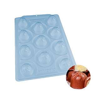Forma de Acetato Especial Semiprofissional - Trufa Hélice - Ref. 3521 - 1 unidade - BWB - Rizzo