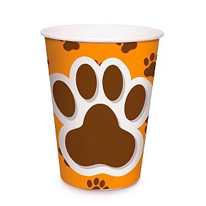 Copo de Papel - Cachorrinhos - 240ml - 8 unidades - Cromus - Rizzo