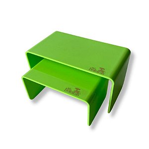 Kit Suporte para Doces Elevadores - Verde Lima - 2 unidades - Só Boleiras - Rizzo