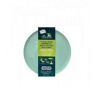 Tampo Liso Fosco - 220mm - Verde Menta - 1 unidade - Só Boleiras - Rizzo