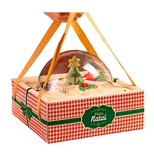 Caixa Sobremesa com Blister Bola de Natal Premium - 1 unidade - Rizzo