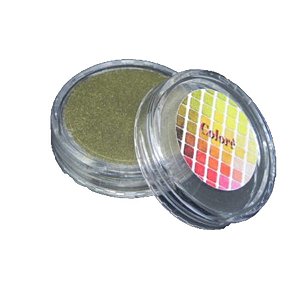 Pó para Decoração, Brilho para Superficie Colorê Dourado Metalizado 2g LullyCandy Rizzo Confeitaria