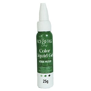 Corante Liquid Gel Verde Musgo 25g - Iceberg