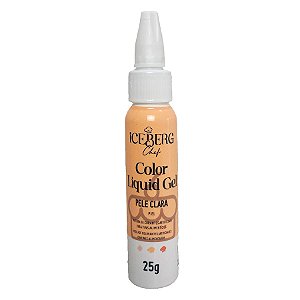 Corante Liquid Gel Pele Clara 25g - Iceberg