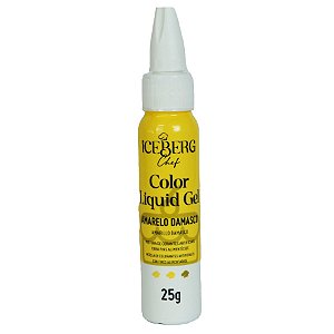 Corante Liquid Gel Amarelo Damasco 25g - Iceberg