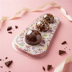 Blister 3 Brigadeiros - Coelhinho - 5 unidades - Rizzo