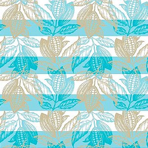 Folha para Ovos de Páscoa Ombre Turquesa 69x89cm - 25 unidades - Cromus - Rizzo