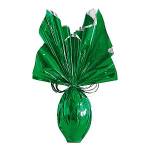 Folha para Ovos de Páscoa Metalizado Verde 69x89cm - 25 unidades - Cromus - Rizzo