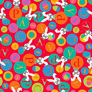 Folha para Ovos de Páscoa Cores Vermelho 69x89cm - 25 unidades - Cromus - Rizzo