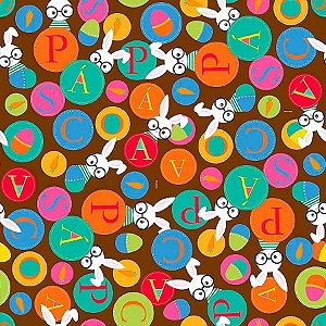 Folha para Ovos de Páscoa Cores Marrom 69x89cm - 25 unidades - Cromus - Rizzo