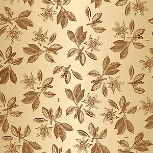 Folha para Ovos de Páscoa Metalizado Sabor Ouro Marrom 69x89cm - 25 unidades - Cromus - Rizzo