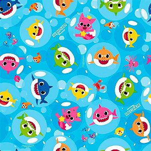 Folha para Ovos de Páscoa Baby Shark 69x89cm - 25 unidades - Cromus - Rizzo
