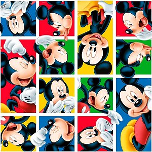 Folha para Ovos de Páscoa Mickey Mania 69x89cm - 25 unidades - Cromus - Rizzo