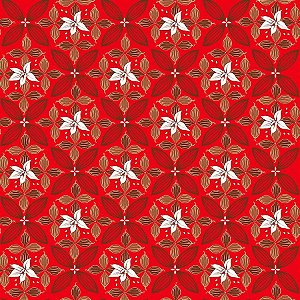 Folha para Ovos de Páscoa Flor de Cacau Vermelho 69x89cm - 25 unidades - Cromus - Rizzo
