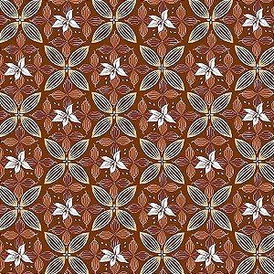 Folha para Ovos de Páscoa Flor de Cacau Marrom 69x89cm - 25 unidades - Cromus - Rizzo