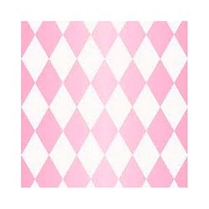Folha para Ovos de Páscoa Pierrot Rosa e Branco 69x89cm - 25 unidades - Cromus - Rizzo
