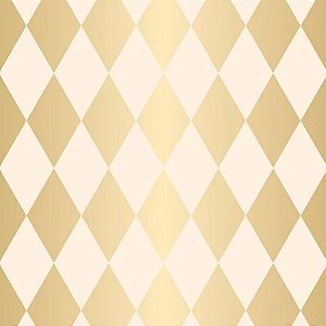 Folha para Ovos de Páscoa Pierrot Ouro Marfim 69x89cm - 25 unidades - Cromus - Rizzo