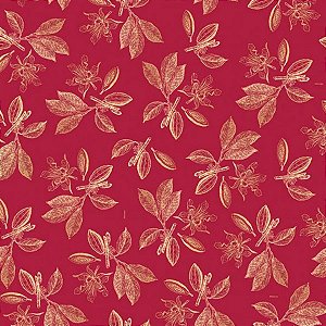 Folha para Ovos de Páscoa Metalizado Sabor Marsala Ouro 69x89cm - 25 unidades - Cromus - Rizzo