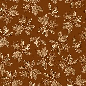 Folha para Ovos de Páscoa Metalizado Sabor Marrom Ouro 69x89cm - 25 unidades - Cromus - Rizzo