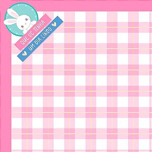 Saco Express 24x24cm para Ovos de 100g a 150g - Infinity Rosa - 25 unidades - Cromus - Rizzo