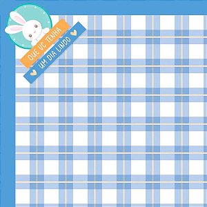 Saco Express 24x24cm para Ovos de 100g a 150g - Infinity Azul - 25 unidades - Cromus - Rizzo