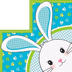 Saco Express 24x24cm para Ovos de 100g a 150g- Orelhinha Azul - 25 unidades - Cromus - Rizzo