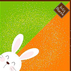 Saco Express 35x35cm para Ovos de 250g a 350g - Bicolor de Páscoa - 25 unidades - Cromus - Rizzo