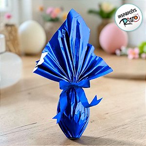 Saco Express 35x35cm para Ovos de 250g a 350g - Azul - 25 unidades - Cromus - Rizzo