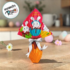 Saco Express 35x35cm para Ovos de 250g a 350g - Surprise - 25 unidades - Cromus - Rizzo