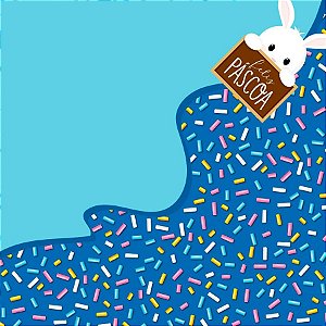 Saco Express 32x32cm para Ovos de 150g a 200g - Granule Azul - 25 unidades - Cromus - Rizzo